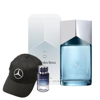 【Mercedes-Benz 賓士】三芒星．天空淡香精100ml(贈品牌帽+隨機小香乙瓶.專櫃公司貨)
