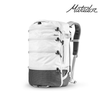 【Matador 鬥牛士】SEG28 Backpack 多功能防潑水日用背包 - 灰白色(旅行袋 登機包 防潑水 健身包 行李袋)