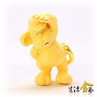 【生活金藝】黃金擺件 卡通生肖-俏皮猴(金重1.20錢)