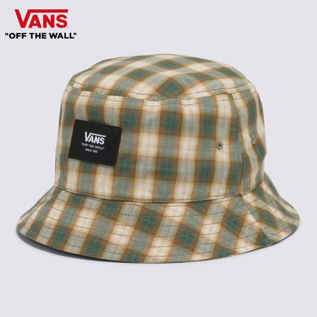 【VANS 官方旗艦】Patch 男女款綠色格紋漁夫帽