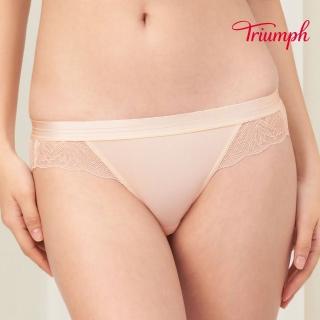 【Triumph 黛安芬】環保親膚材質 澎澎氣墊系列 低腰三角內褲 M-EL(粉膚)