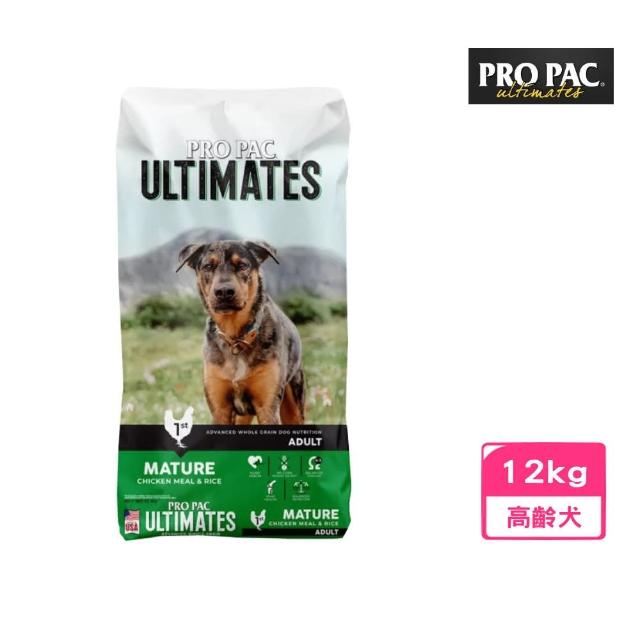 【PRO PAC 柏克】高齡犬雞肉天然糧（雞肉+糙米）12kg(狗糧、狗飼料、犬糧)