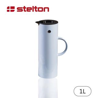 【Stelton】啄木鳥真空保溫壺1L(雲朵藍)