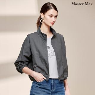 【Master Max】薄款帥氣款下擺縮口防風休閒外套(8417127)