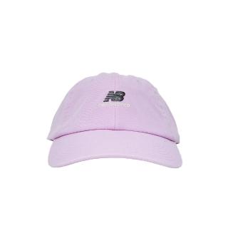 【NEW BALANCE】中性 粉色 NB 基本款 水洗 刺繡 Logo 老帽 棒球帽 帽子 LAH01003LLC