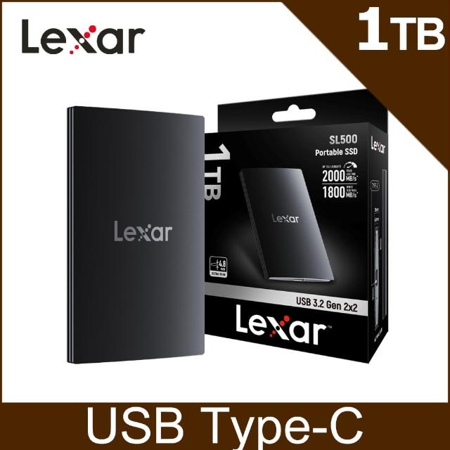 【Lexar 雷克沙】SL500 1TB 行動固態硬碟