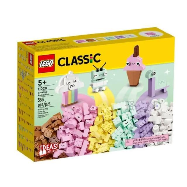 【LEGO 樂高】Classic 經典顆粒 - 創意粉彩趣味套裝(11028)