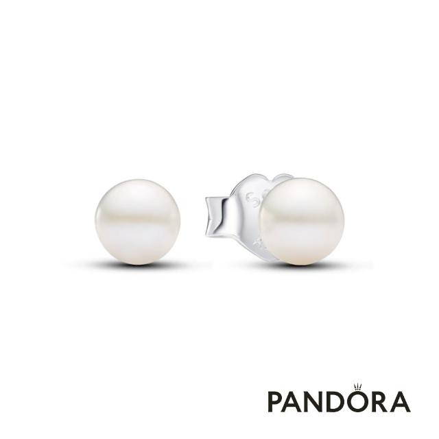 【Pandora官方直營】珍珠針式耳環(4.5mm)
