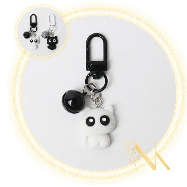 【NANA】娜娜 黑白貓貓可愛鑰匙扣掛件飾品 NA113030501(掛件 飾品)
