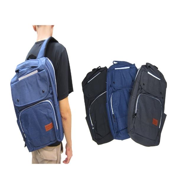 【SNOW.bagshop】後背包大容量主袋+外袋共三層防水尼龍布可放A4資料夾水瓶外袋