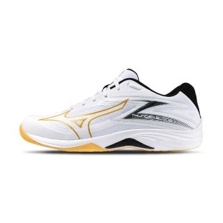 【MIZUNO 美津濃】美津濃 Thunder Blade 男女鞋 黑白黃色 排球鞋 休閒鞋 V1GA237010