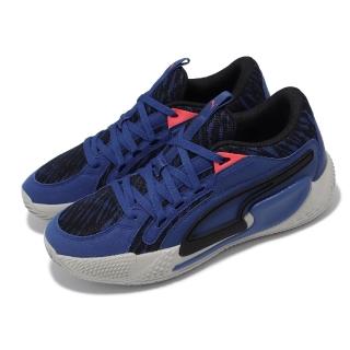 【PUMA】籃球鞋 Court Rider Clydes Closet 藍 黑 橘 低筒 男鞋(379096-01)