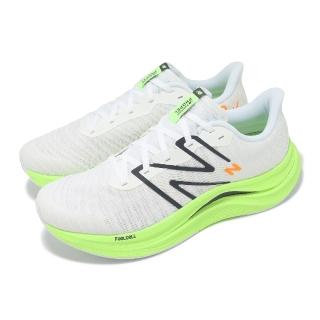 【NEW BALANCE】慢跑鞋 FuelCell Propel V4 2E 男鞋 寬楦 白 綠 緩震 路跑 運動鞋 NB(MFCPRCA4-2E)