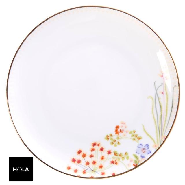 【HOLA】春妍系列 骨瓷圓盤 6吋 花園