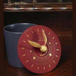 【Harry Potter 哈利波特】週邊正版授權聯名魁地奇金探子紅色矽膠杯蓋(時尚質感裝飾杯子聖誕交換生日禮物)