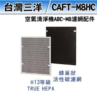 【SANLUX 台灣三洋】空氣清淨機 ABC-M8 濾網配件(CAFT-M8HC)