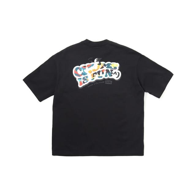 【CHUMS】CHUMS 休閒 Oversized CHUMS IS FUN T-Shirt短袖上衣  黑色(CH012357K001)