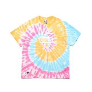 【CHUMS】CHUMS 休閒 Booby Face T-Shirt短袖上衣 Tie-Dye SPR(CH012278Z077)