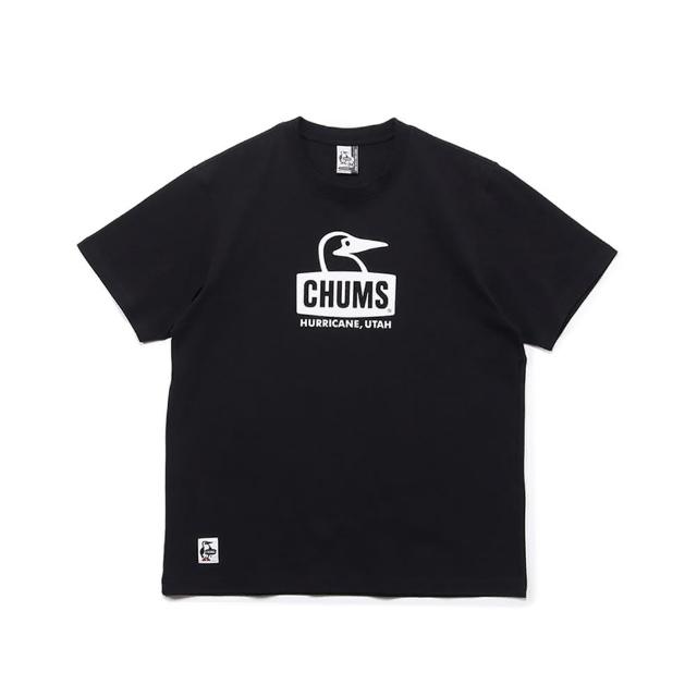 【CHUMS】CHUMS 休閒 Booby Face T-Shirt短袖上衣 黑/白(CH012278K004)