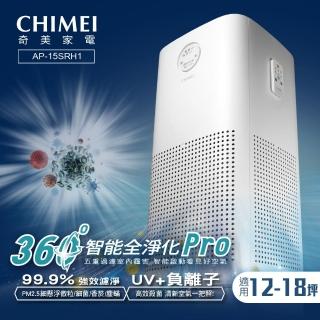 【CHIMEI 奇美】360度智能全淨化空氣清淨機pro(AP-15SRH1)