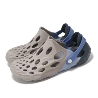 【MERRELL】涼拖鞋 Hydro Moc Drift 男鞋 灰 藍 輕量 異形鞋 水陸兩棲鞋 溯溪鞋 戶外(ML005945)