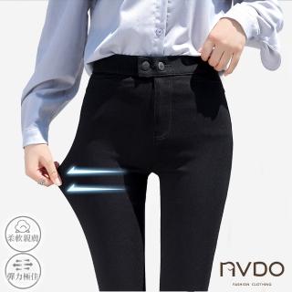 【NVDO 買一送一】魔力高彈修身顯瘦內搭褲(M-2XL/黑窄管褲/休閒褲/F118)