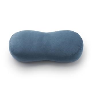 【MUJI 無印良品】柔軟多用途靠枕/迷你/藍色 49×22×15cm