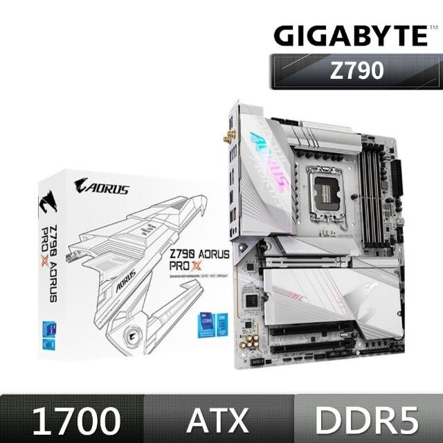【GIGABYTE 技嘉】Z790 AORUS PRO X 主機板+Intel Core i9-14900KS 處理器(149KS-2組合)