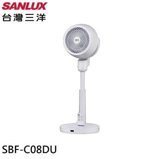 【SANLUX 台灣三洋】8吋 DC變頻遙控循環扇電風扇(SBF-C08DU)
