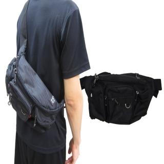 【SNOW.bagshop】腰胸包大容量水瓶外袋大齒拉鍊主袋+外袋共七層防水尼龍布