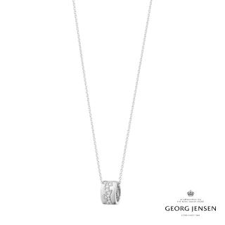 【Georg Jensen 官方旗艦店】FUSION 項鍊(18K白金 0.19 ct鑽石 項鍊)