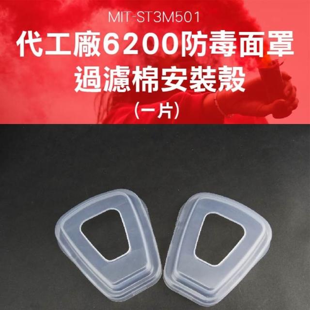 【HOME+】6200防毒面罩 濾棉蓋4入 B-ST3M501(安裝殼 半面罩式防毒面具配件)