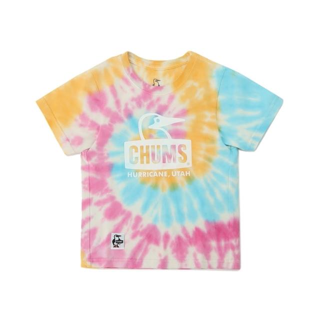 【CHUMS】CHUMS 休閒 童Kids Booby Face T-Shirt短袖上衣 Tie-Dye SPR(CH211281Z077)