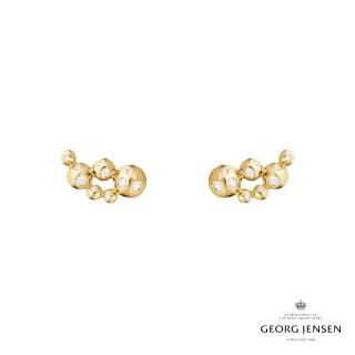 【Georg Jensen 官方旗艦店】MOONLIGHT GRAPES 耳環(18K黃金 鑽石 耳環)