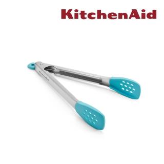 【KitchenAid】KitchenAid 不鏽鋼食物濾油長夾-湖水藍