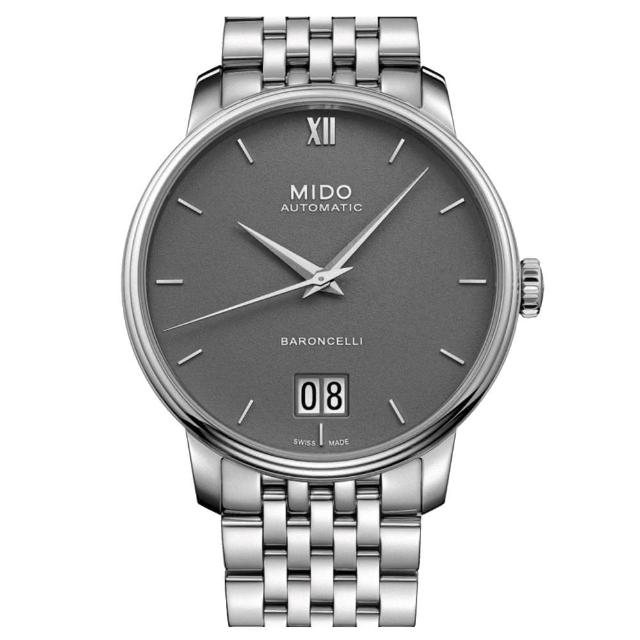 【MIDO 美度 官方授權】BARONCELLI永恆系列III經典機械腕錶 畢業 禮物(M0274261108800)