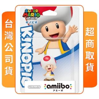 【Nintendo 任天堂】amiibo 奇諾比奧(超級瑪利歐系列)