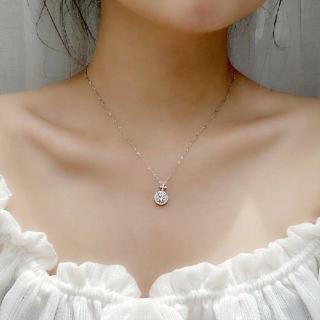 【KT DADA】韓國項鍊 可愛項鍊 日系項鍊 閨蜜項鍊 純銀項鍊 蝴蝶結項鍊 愛心項鍊 鎖骨項鍊 合成鑽石項鍊