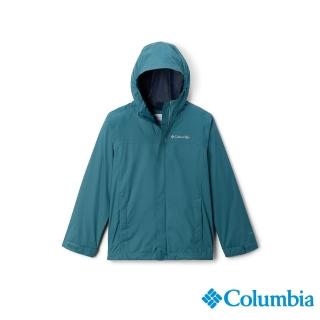 【Columbia 哥倫比亞】男童款-Watertight Omni-Tech防水外套-碧綠色(URB21180JP/IS)