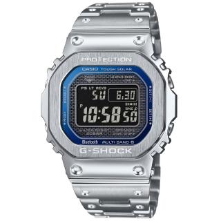 【CASIO 卡西歐】G-SHOCK 全金屬 太陽能 藍牙多功能 腕錶 禮物推薦 畢業禮物(GMW-B5000D-2)
