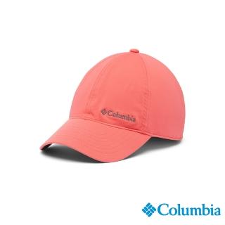 【Columbia 哥倫比亞 官方旗艦】中性-CoolheadUPF50冰紗快排棒球帽-珊瑚紅(UCU01260XV/IS)