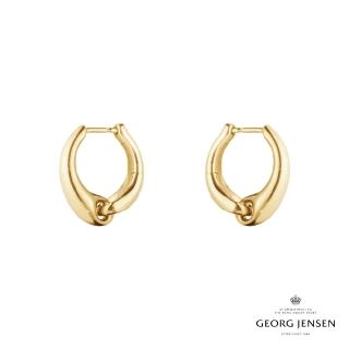 【Georg Jensen 官方旗艦店】REFLECT 耳環 大號(18K黃金 耳環)