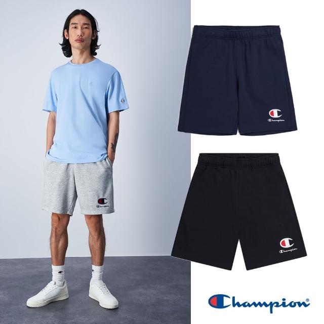 【Champion】官方直營-經典款品牌LOGO短褲-男(3色)