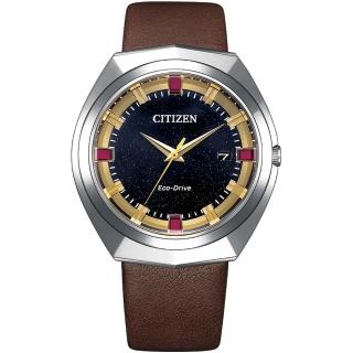 【CITIZEN 星辰】GENTS 無際星輝限定款 限量光動能手錶-42.5mm 母親節 禮物(BN1010-05E)