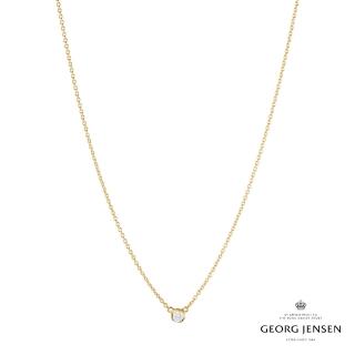 【Georg Jensen 官方旗艦店】SIGNATURE DIAMONDS 項鏈(18K黃金 鑽石 項鏈)