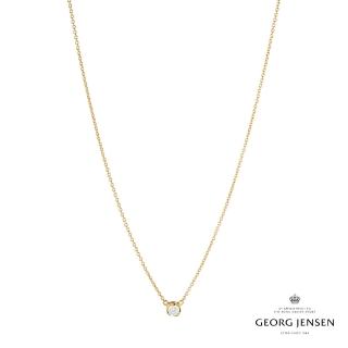 【Georg Jensen 官方旗艦店】SIGNATURE DIAMONDS 項鏈(18K黃金 鑽石 項鏈)