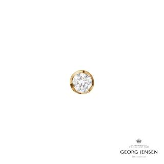 【Georg Jensen 官方旗艦店】SIGNATURE DIAMONDS 耳環 單支(18K黃金 鑽石 耳環)
