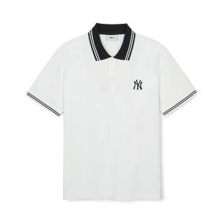 【MLB】抗UV防曬涼感短袖Polo衫 紐約洋基隊(3APQB0243-50IVS)