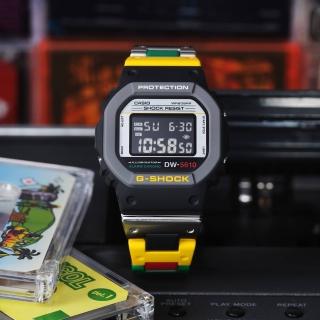 【CASIO 卡西歐】G-SHOCK 光彩風華耐衝擊數位不鏽鋼腕錶/多色(DW-5610MT-1)