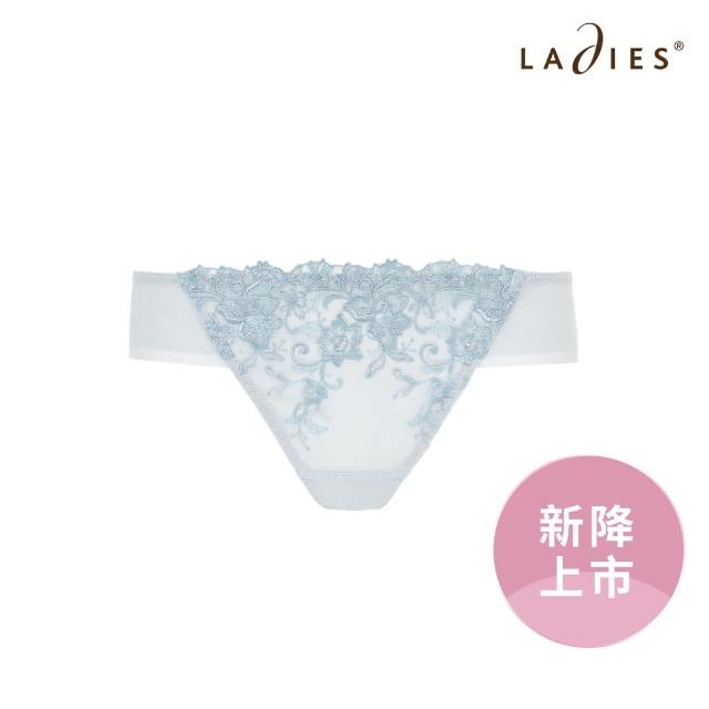 【Ladies 蕾黛絲】優雅練習曲丁字褲M-L(冰藍)